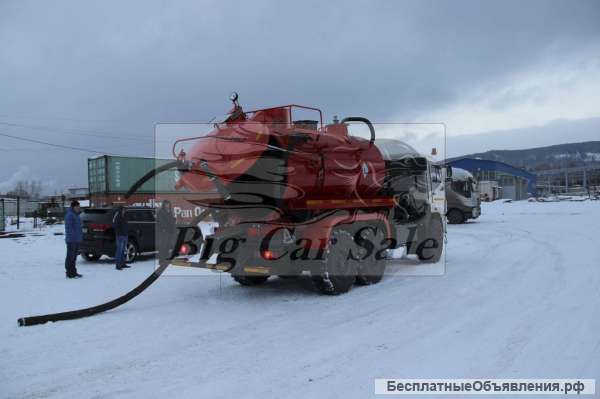 Автоцистерна нефтепромысловая АКНС-10 на шасси КАМАЗ 43118