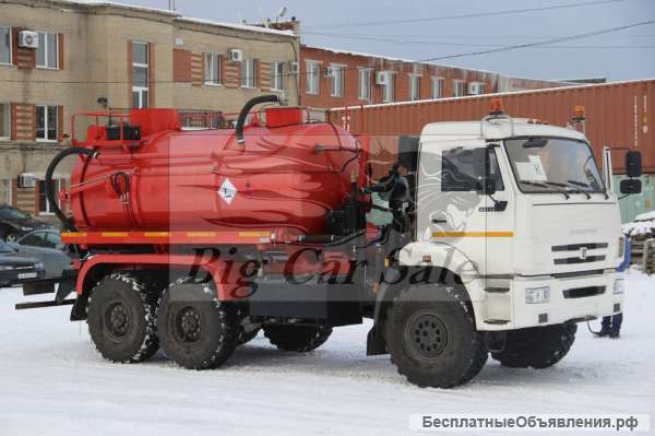 Автоцистерна нефтепромысловая АКНС-10 на шасси КАМАЗ 43118