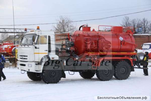 Автоцистерна нефтепромысловая АКНС-10 на шасси КАМАЗ 43118