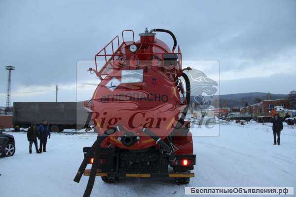 Автоцистерна нефтепромысловая АКНС-10 на шасси КАМАЗ 43118