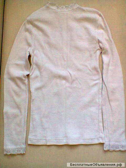 Блуза рубашка водолазка школьная 1-2 класс