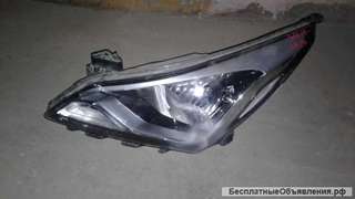 Hyundai solaris рестайлинг передняя оптика линза