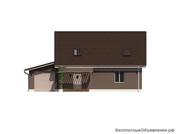 Авторский проект коттеджа RKS Home Style 30 общей площадью 143,73 кв.м