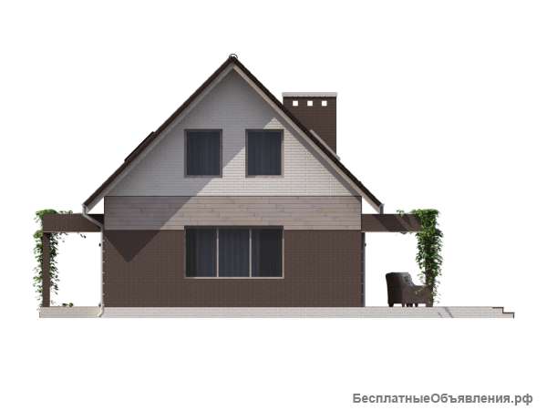 Авторский проект коттеджа RKS Home Style 30 общей площадью 143,73 кв.м