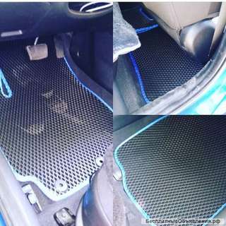 Коврики фирмы Ева в салон авто