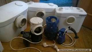 Канализационные насосы Grundfos Sololift на запчасти