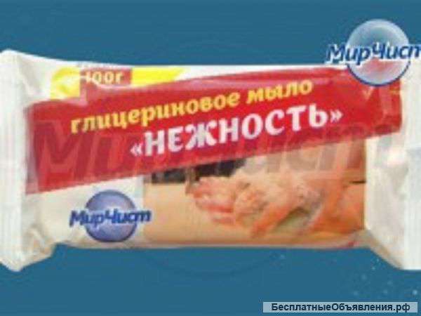 Мыло Ординарное 100гр в обёртке «Банное», «Глицериновое» 6,45 руб