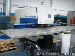 Штамповочные станки Trumpf Trumatic 200, 500, 1000, 2000, 3000, 5000