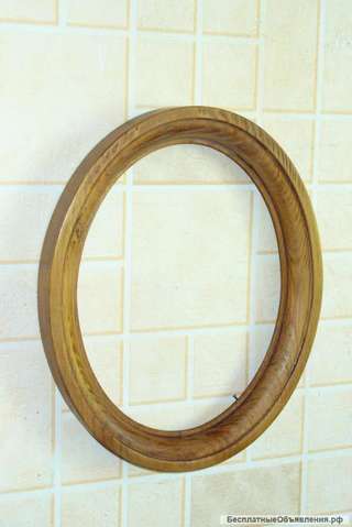 Овальные рамки из сосны