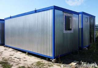 Бытовка (Блок контейнер) металлический 6м ( 2)