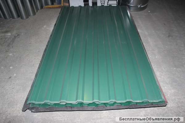 Профнастил зеленый С20 Rall6005. 2x1.15м