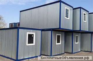 Блок контейнер 6м строительный / бытовка