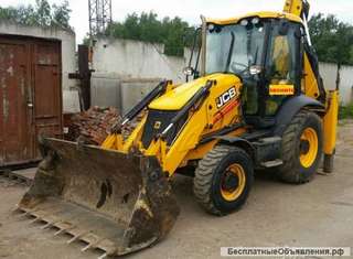 Аренда / услуги трактора экскаватора-погрузчика JCB в Раменском районе