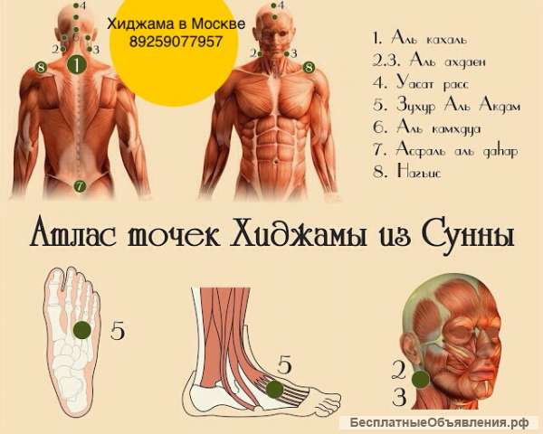 Хиджама и массаж в Москве