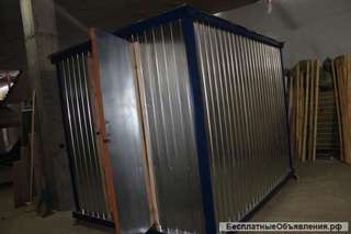 Блок-контейнер бк01 отделка двп, окно пвх