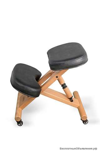 Ортопедический коленный стул из массива бука