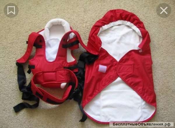 Кенгуру-переноска/рюкзак для малыша Babyton