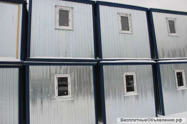 Бытовка Блок контейнер бк-012 эконом. Окно пвх