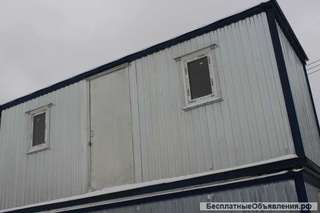 Бытовка распашонка металлическая, 6-метров, утепленная