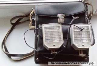 Фотовспышка Луч-70 двухламповая, СССР