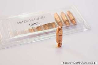 Наконечник медный с цирконием M6x28x1,2 CuCrZr