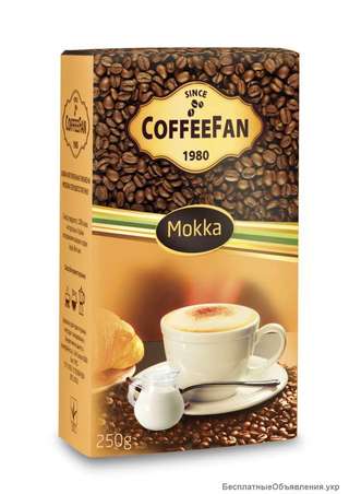 Кофе "CoffeFan" Mokka мелена дрібний помол