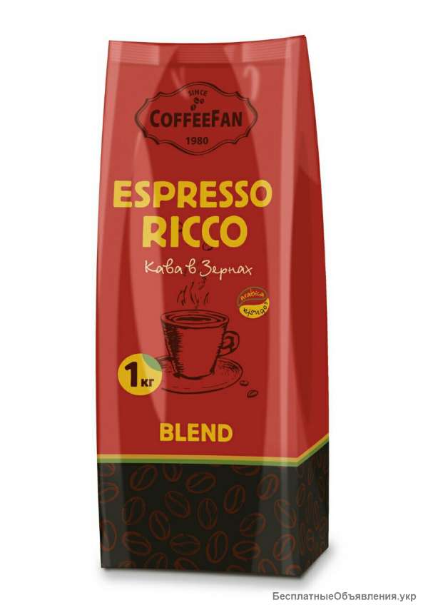 Кава "CoffeeFan" ESPRESSO RICCO blend