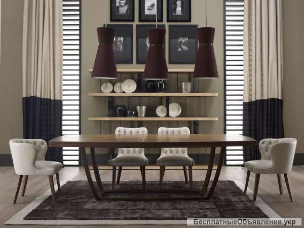 Итальянская классическая мебель, современная классика: шкафы, комоды, столы и стулья, кровати