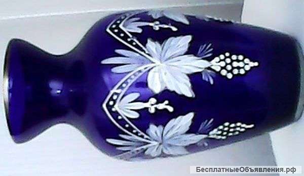 Коллекционная ваза " Цветущий виноград" 50годы