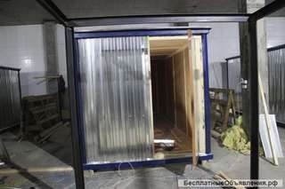 Бытовка, блок-контейнер с дверью дг21