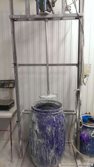 Дисольвер со съемными насадками для различных сред