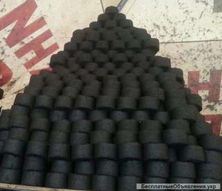 Уголь брикетированный Антрацит. Угольный брикет длительного горения