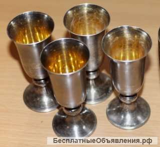 Рюмка серебро 916