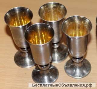 Рюмка серебро 916