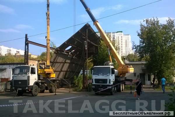 Такелажные работы в Москве и Московской области
