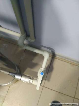 Услуги сантехника с большим опытом работы