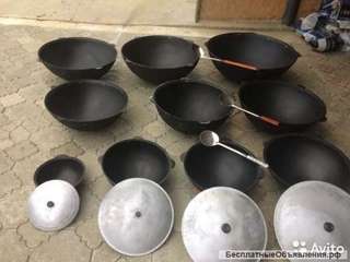 Казаны чугунные узбекские от 4,5 л. до 22 л.