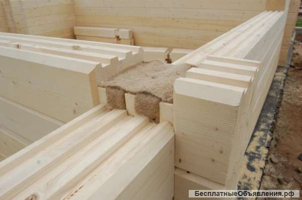 Клееный брус, заготовки, столбы, балки