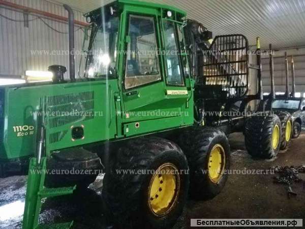 Форвардер JOHN DEERE 1110D, 2008 г, 14000 м/ч, из Европы