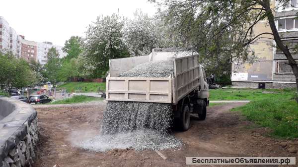 Песок, Щебень, Отсев, Гравий, ЩПС, ПГС с доставкой