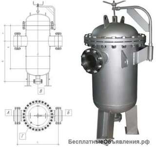 Производство фильтров жидкостных СДЖ от Ду50 до Ду700