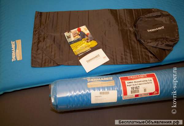 Самонадувающийся коврик Thermarest Basecamp Large
