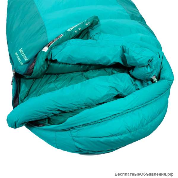 Женский пуховой спальный мешок Marmot Women's Angel Fire. 1.12 кг.