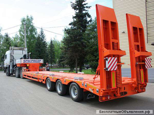 Низкорамник, перевозка негабаритных грузов