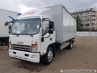 Бортовой грузовик c тентом JAC N120