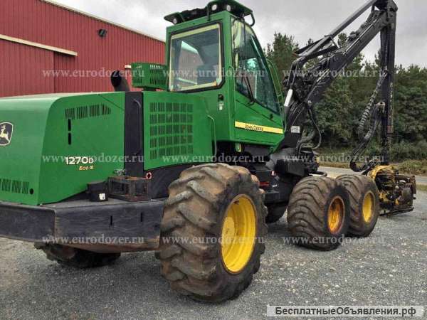 Харвестер JOHN DEERE 1270D, 10 м, 758HD, из Европы