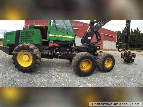 Харвестер JOHN DEERE 1270D, 10 м, 758HD, из Европы