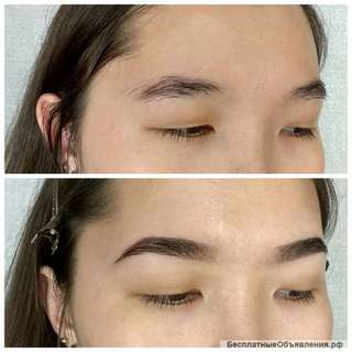 Оформление бровей