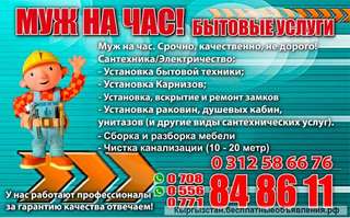 Муж на час. Бытовые услуги