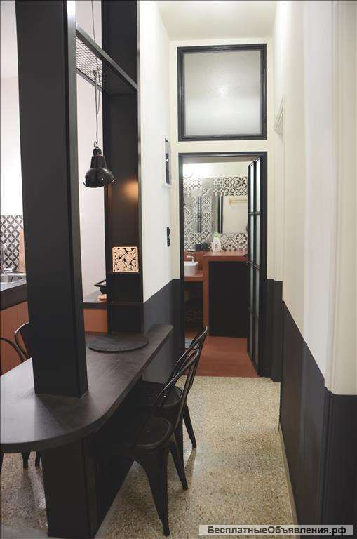 Квартира общей площадью 52 м2, с мебелью и техникой, центр Афин, Греция